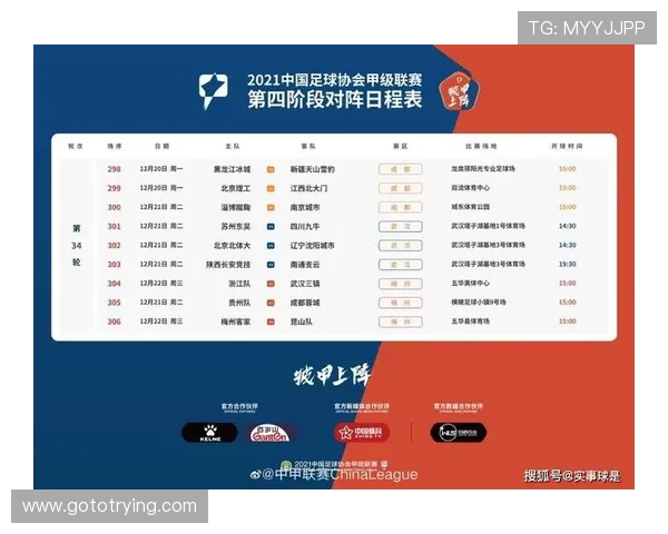 中甲联赛最新赛程揭晓各队冲刺升级形势分析 - 副本 (2) - 副本